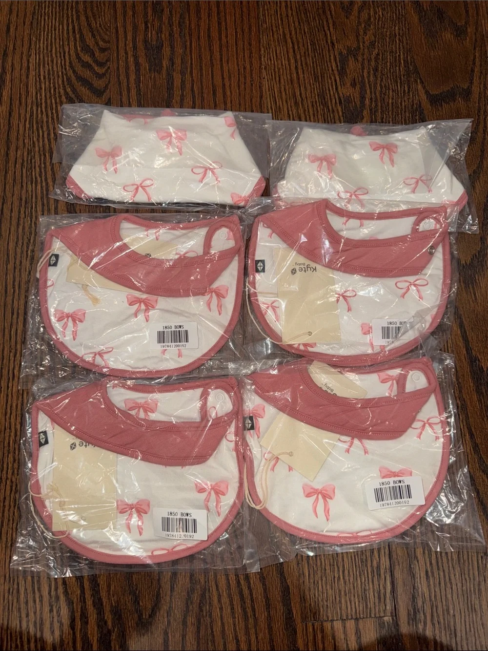 Kyte baby bamboo Bibs bundle of 6 - NWT